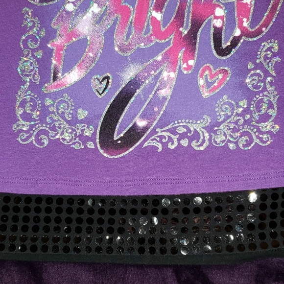 Shine Bright💜🤍🖤💖Justice top - Picture 3 of 7